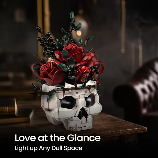 Lego Like Skull Roses