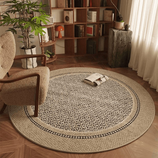 Round Non Slip Waterproof Carpet - Comfort Style Practicality: in One