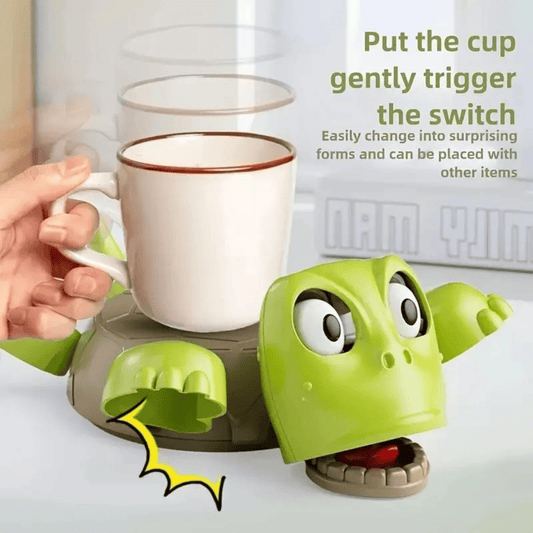 Your Desk Is Boring - But This Panicked Turtle Coaster Can Fix That