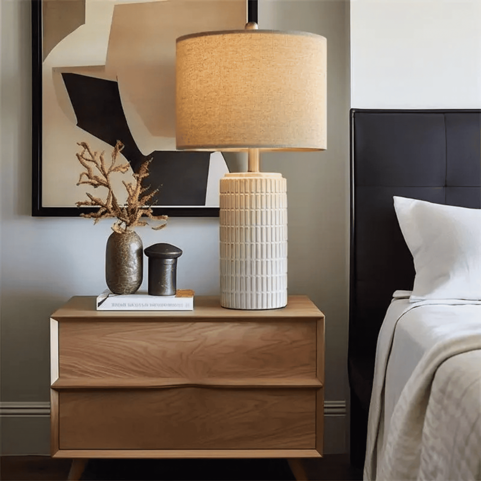 Ceramic Table Lamp Minimalist Glow - For Modern Homes